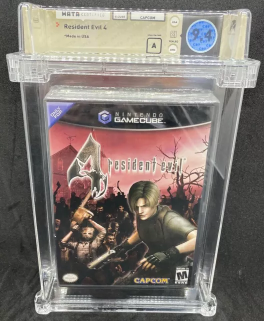 Resident Evil 4 GameCube Black Label Wata 9.6 A Brand New Sealed - First  Print