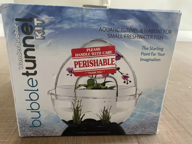 BioBubble Wonder Aquarium Tunnel Kit Unique Fish Tank Betta Bowl 1.5g 6