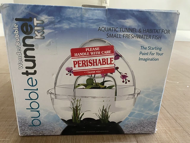 BioBubble Wonder Aquarium Tunnel Kit Unique Fish Tank Betta Bowl 1.5g 6