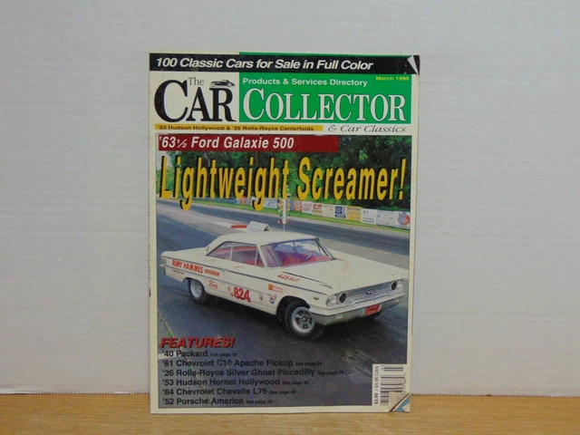 THE CAR COLLECTOR And Car Classics Magazine Volume XVIII Number 3 March