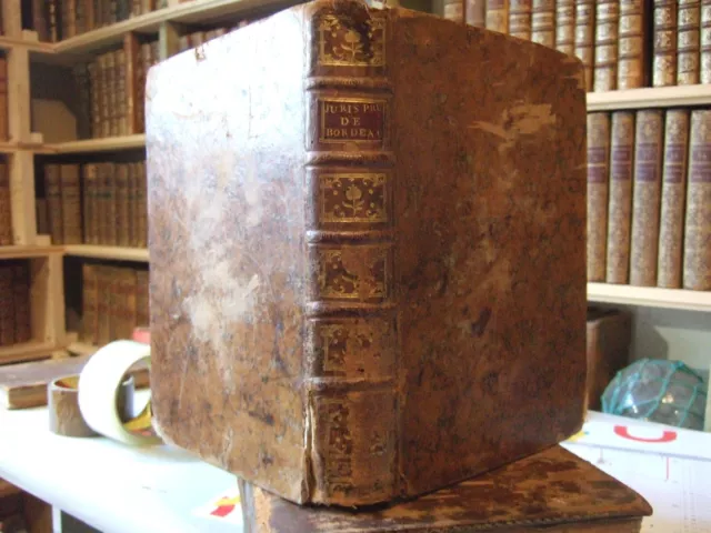 Lot livres anciens,1787,  EO, 1 grand Volume, 2 tomes en 1, complet, Bordeaux
