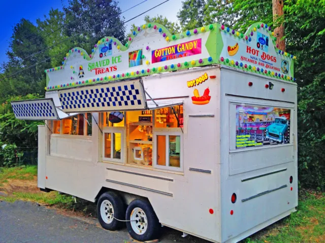 Concession Stand - Business Opportunity - Used For Shaved Ice, Hot Dogs