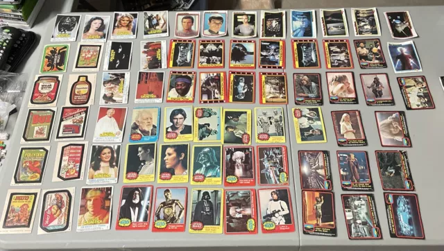 1977-1980 Topps Movie Trading 69 Card Lot Collection Alien, Star Trek, Star Wars