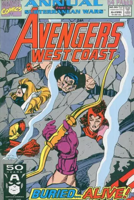 West Coast Avengers Annual # 6  - Comic - 1991 - 9.4