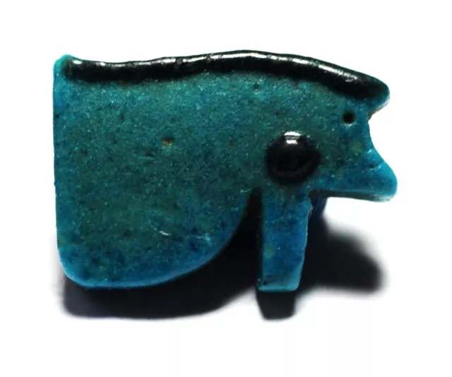 Zurqieh -Ad10400- Ancient Egypt. High Quality Faience Eye Of Horus. 600 - 300 B.