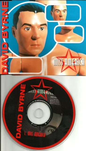 Talking Heads DAVID BYRNE Miss America w/ CLEAN EDIT EUROPE PROMO DJ CD single