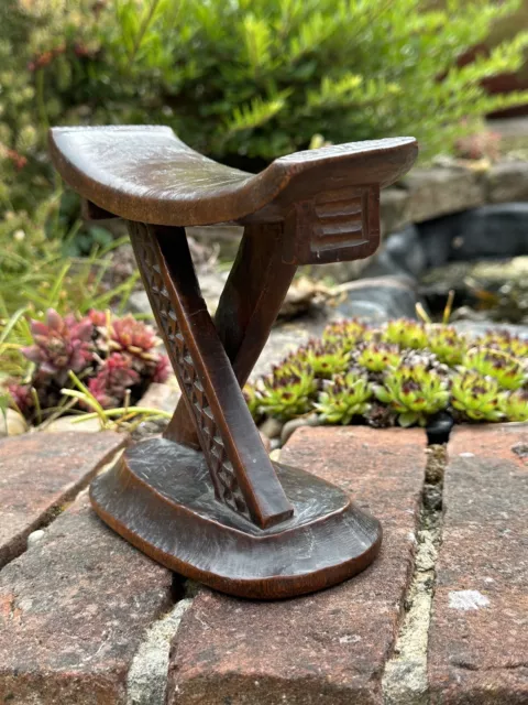 Genuine Antique Tribal Neck/Headrest African, Oceanic?