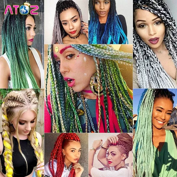 Women Pre Stretched Braiding Hair 8 Packs 26I Professional Itch Free Synthetic