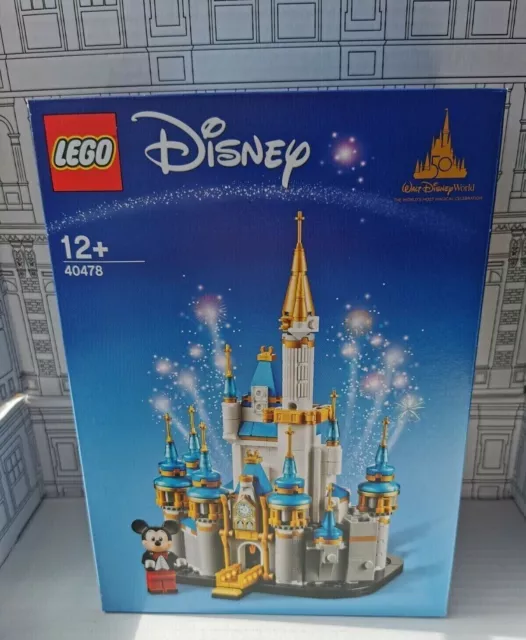 LEGO 40478 Mini Disney Castle Walt Disney World 50th Anniversary ( Free Ship )