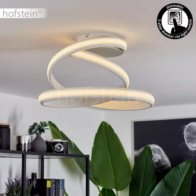 LED Schlaf Wohn Zimmer Beleuchtung weiß modern Flur Leuchte dimmbar Decken Lampe