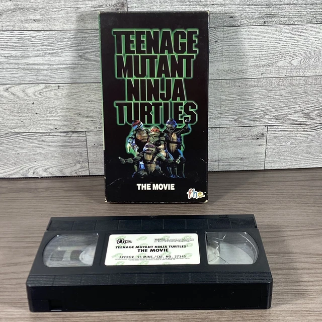 TEENAGE MUTANT NINJA Turtles The Movie VHS Tape 1990 Original TMNT