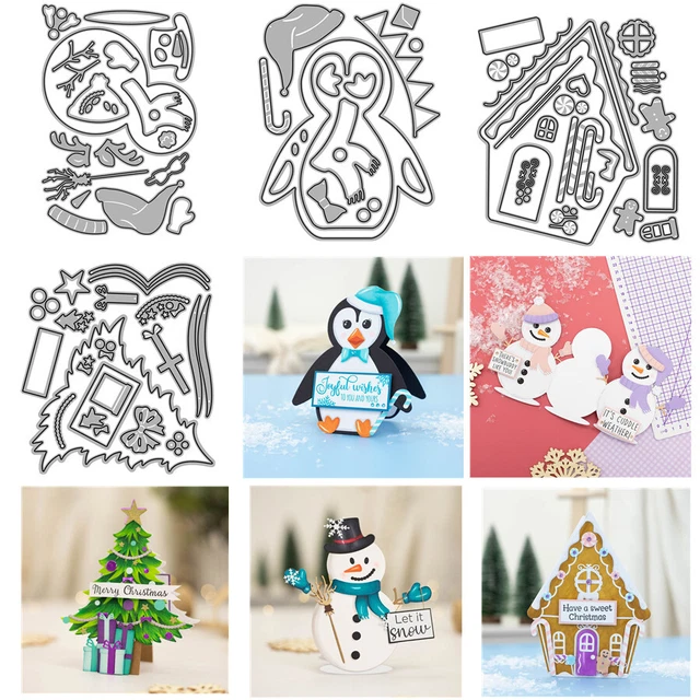 DIY Christmas Metal Cutting Dies Die Cut Stencils Scrapbooking Card Paper Crafts