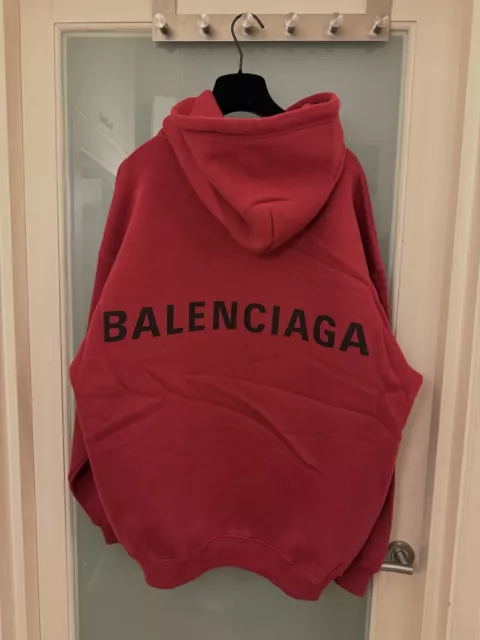 Felpa discount balenciaga rossa