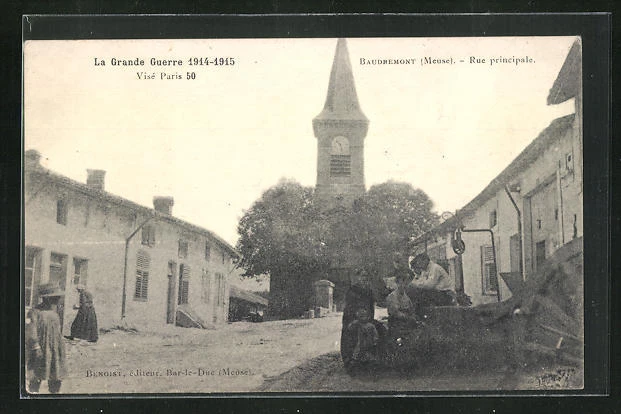 CPA Baudremont, Rue principale
