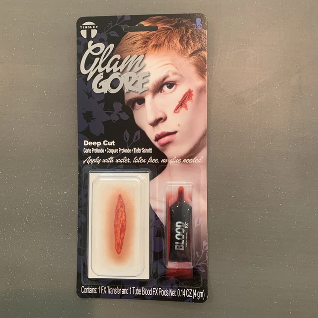 Tinsley Transfers Prosthetic Medium Glam Gore Deep Cut 3D FX Transfer Kit