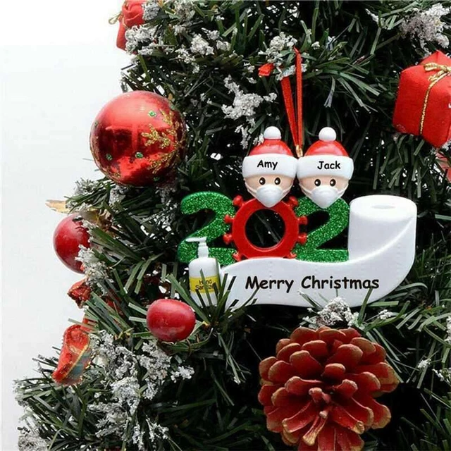 Christmas Tree Hanging Ornaments Family Ornaments 2021ADD Xmas Gifts Name Decor