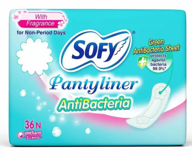 Sofy Anti Bacteria Panty Liner - 36 Pieces