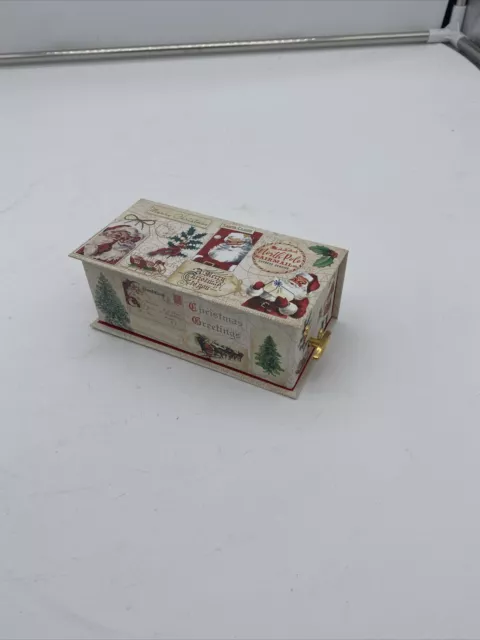 Punch Studio Christmas 4 Oz. Bar Soap In Keepsake Musical Box Santa Claus Music