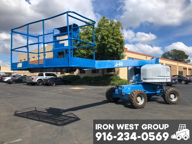 2005 Genie S40 Diesel 4x4 Telescopic Boom Lift 40'