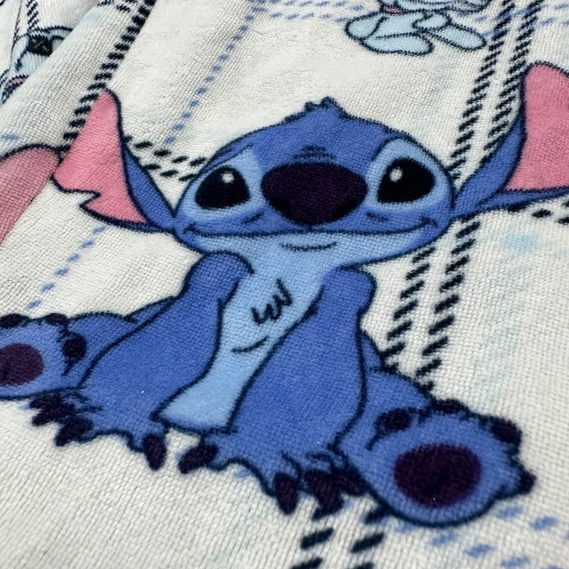 Disney Lilo & Stitch Women's XL Fleece Lounge Cropped Pajama Pants Bottoms White