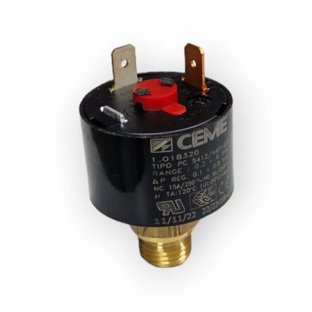 Kit Pressostato Aria Unical Per Caldaia, Modello DL2EH-1, 95000818 (ex 95262127)