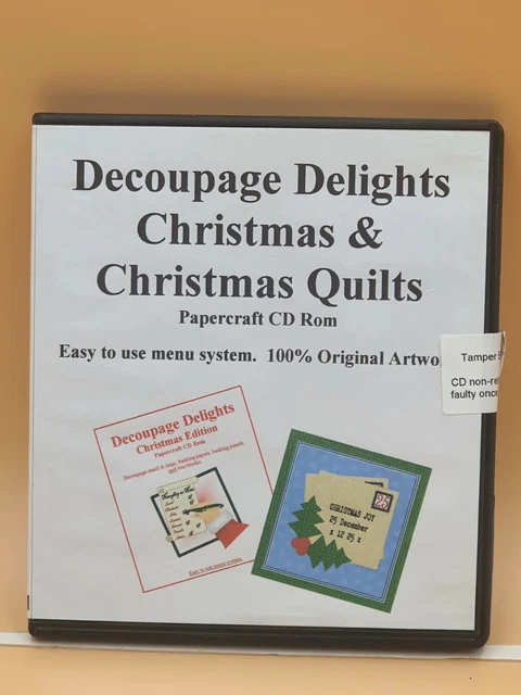 Edredones Sharon Duncan decoupage delicias Navidad y Navidad cd rom