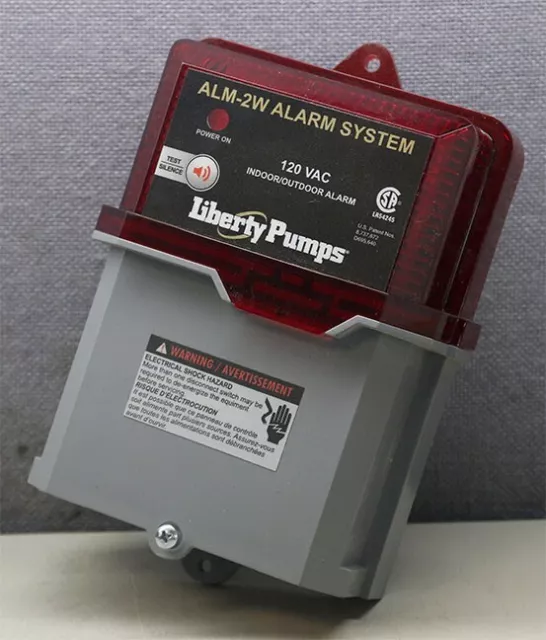 Liberty Pumps ALM-2W Indoor Outdoor Alarm System New