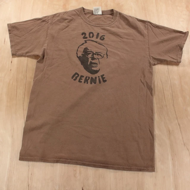 Bernie Sanders 2016 Presidential campaign t-shirt MEDIUM vermont eat more kale