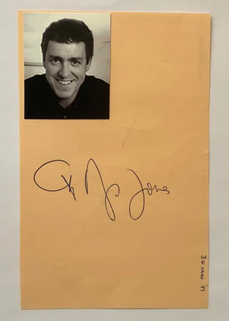 GRIFF RHYS JONES (Alas Smith &Jones) Genuine Handsigned Signature on AlbumPage.