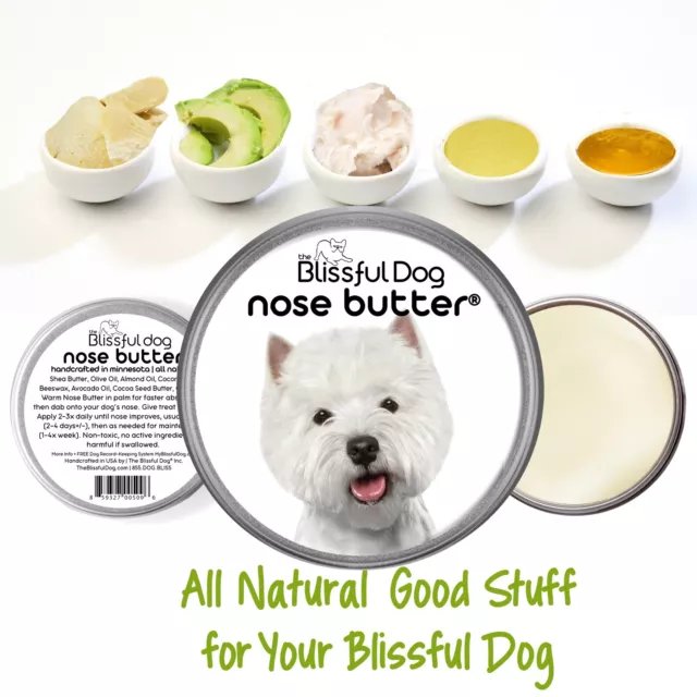 West Highland White Terrier Nose Butter | Moisturizes Rough Dry Dog Noses