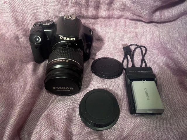 CANON EOS KISS X2 DSLR Camera w/ 18-55mm Lens Kit Excellent