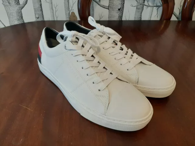 Tommy hilfiger white billy cny 2a trainers hotsell