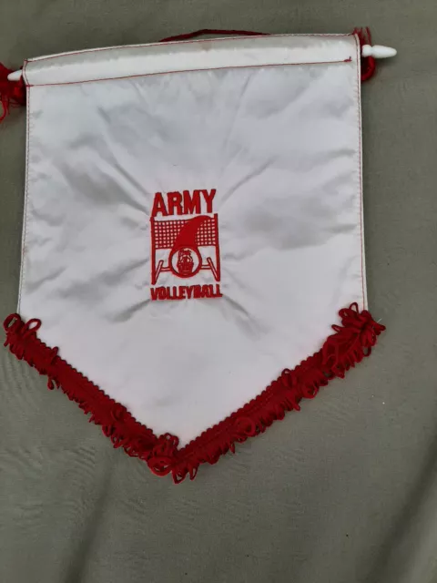 Army Volleyball pennant, 1980s,  10"