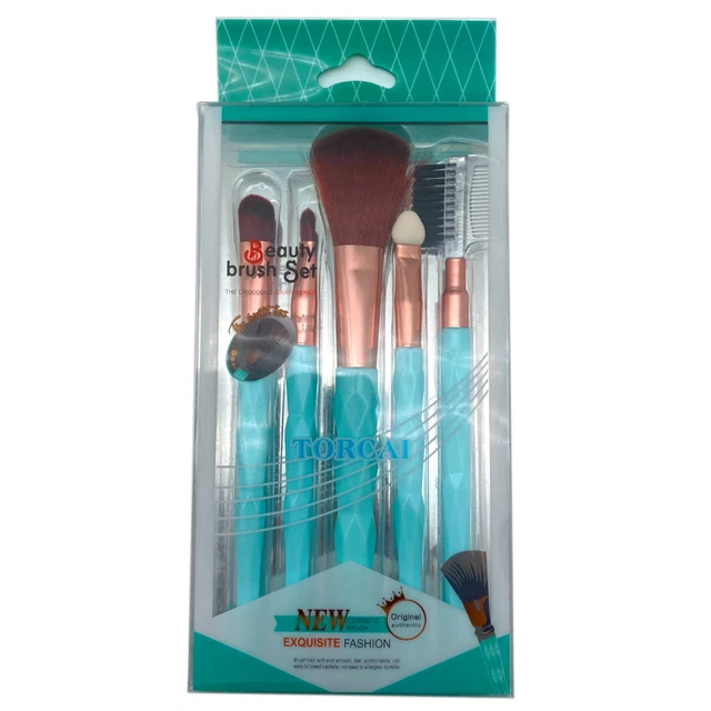 Trucco Set Pennelli Fondotinta Concealer Ombretto Polvere Spazzola
