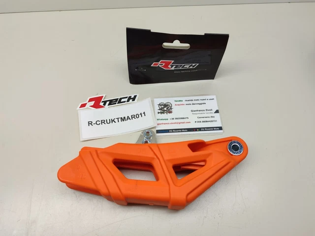 Pattino cruna catena ACERBIS arancio per KTM 125 XC 2T 2023-2024