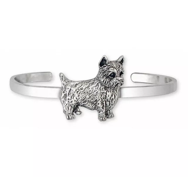 Norwich Terrier Bracelet Jewelry Sterling Silver Handmade Dog Bracelet NT3-CB