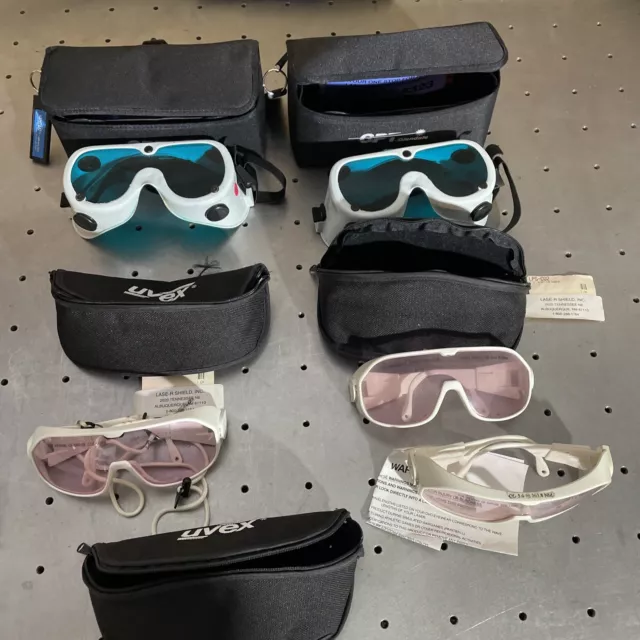 DVO Laser-GARD Laser Safety Glasses LOT OF 5 Pairs