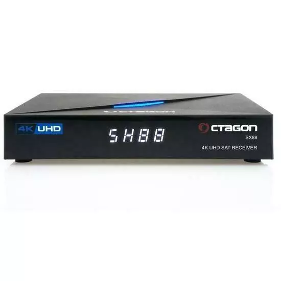 Octagon SX88 4K UHD S2+IP Sat-Receiver - Schwarz