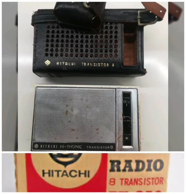 Transistor 8 - Hitachi Hi-Phonic Originale Dell'epoca