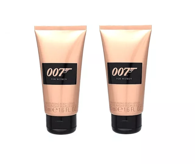 2 Stück - James Bond 007 - Damen Feuchtigkeitsspendende Body Lotion 50ml