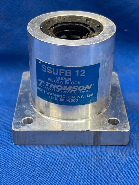 Thomson Industries Inc. Super Pillow Block Ssufb12 0.75 In Bore Closed Usa