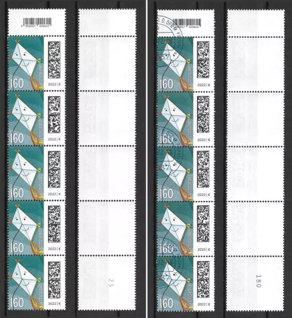 Bund Mi.Nr. 3647 (2021) postfrisch od. gestempelt (5er Streifen)/Welt der Briefe