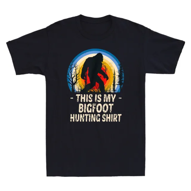 This is My Bigfoot Hunting Shirt Sasquatch Bigfoot Hunter Vintage Men's T Shirt