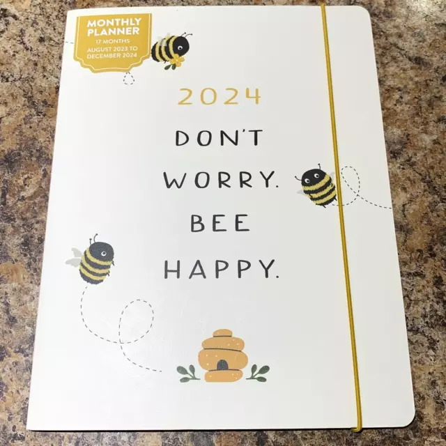 20232024 PLANNER MONTHLY Layout Notes Pages Orange Circle Aug 2023 to