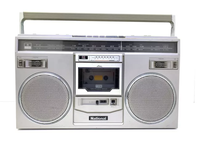 Sharp GF-505ST Boombox Stereo Radio Cassette Vintage Work Perfect 220V Good  Look