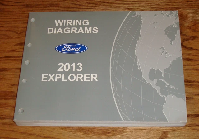 ORIGINAL 2013 FORD Explorer Wiring Diagrams Manual 13 EUR 19,85