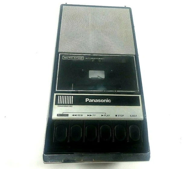 VINTAGE PANASONIC PORTABLE Cassette Tape Recorder RQ309DS Parts or