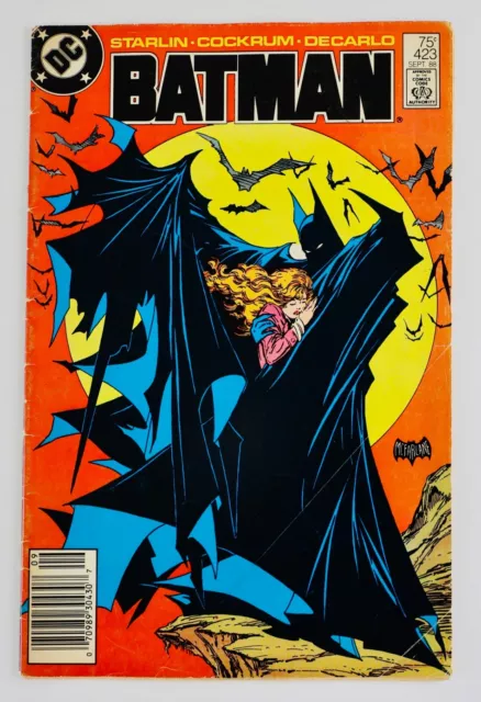 Batman #423 Newsstand Classic Iconic Todd McFarlane Cover D.C. 1988 No Reserve!