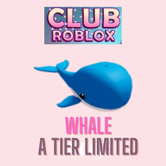 CLUB ROBLOX WHALE A Tier Limited EUR 18,21 PicClick ES