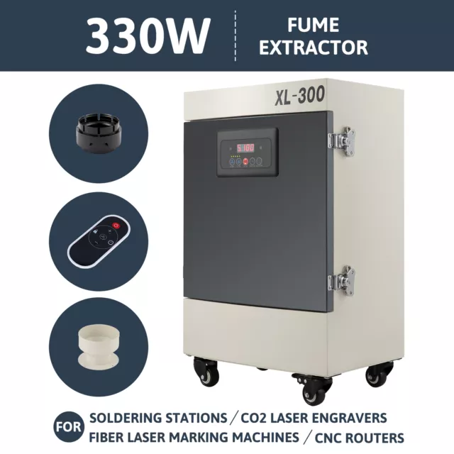 Secondhand XL300 330W Air Purifier Filter Fume Extractor Laser Engraver Marker